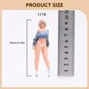 1/18 Scale Girl Miniature Figure Diorama Painted Layout Prop Micro Landscape Decor People