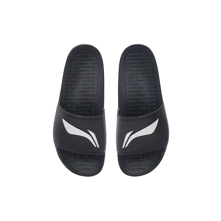 Li Ning Badminton Collection Slide Slippers Unisex Black AYCS003-1