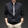 Men's Trendy Stand Collar Jacket for Spring/Autumn – Seamless, Lightweight, Fashionable Outdoor Casual Wear