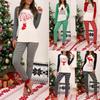 Damenmode Weihnachten Casual Pyjama Party Top und Hose Damen warme Damenbekleidung