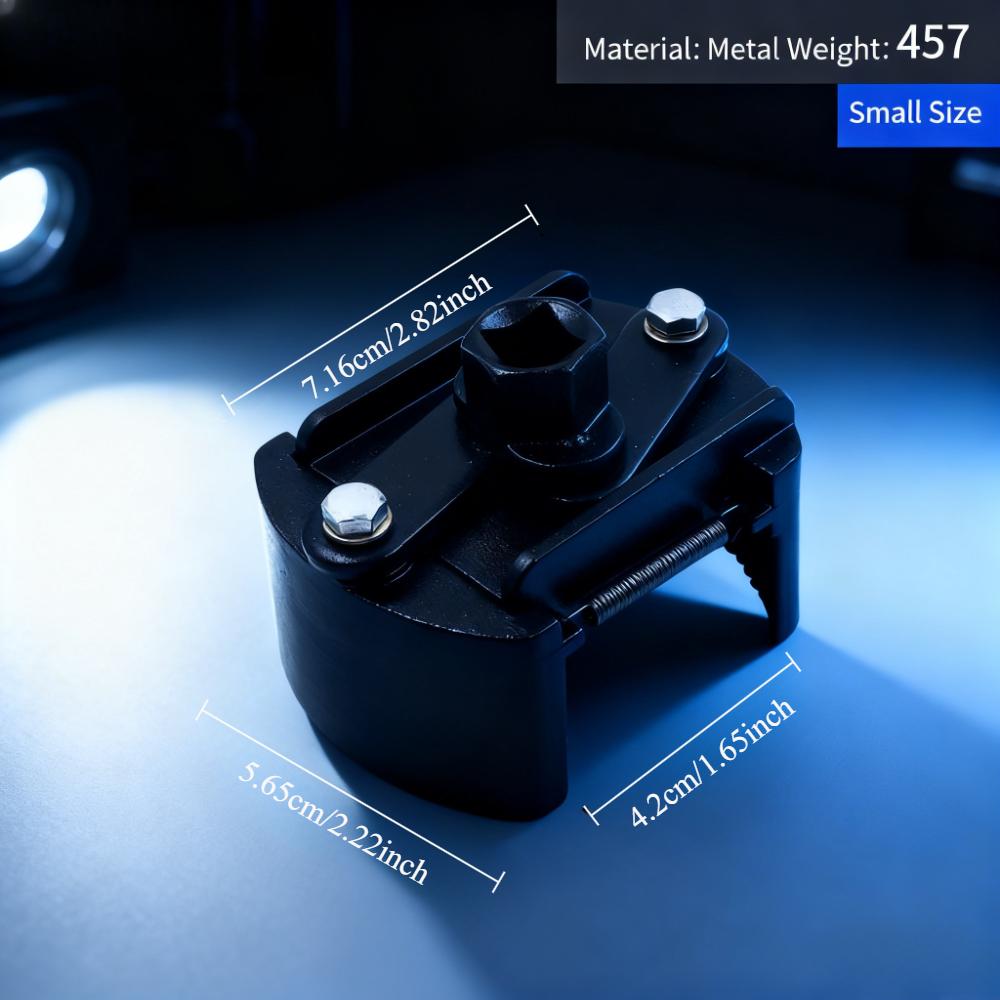 

Oil Filter Wrench Removal Tool Adjustable , Durable Cap Spanner Tool Set, Universal Car Accessories Fits Most Fuel Filters