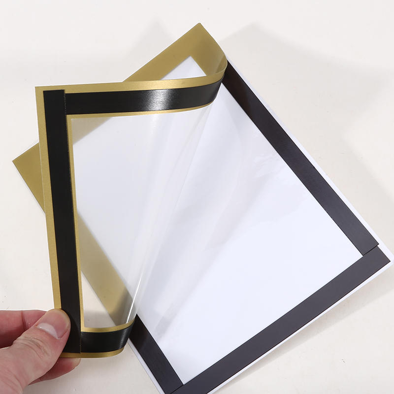 A4/A6 Magnetic Photo Frame Magnetic Display Board Self Adhesive Frames Canvas Painting Shop Window Advertising Painting Display