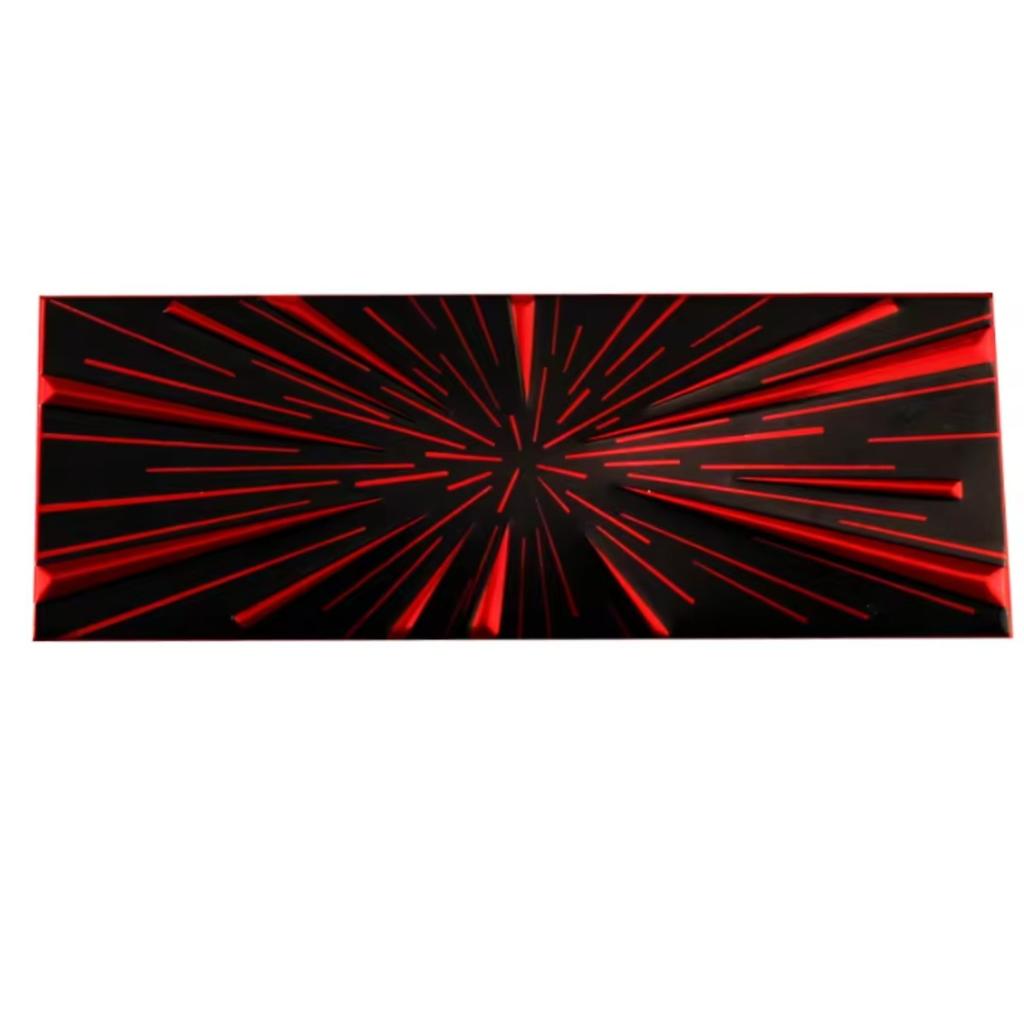 1Pc 3D Aluminum Highland Time Space Tunnel Logo Car Rear Trunk Badge Emblem Decals Sticker
