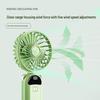 Ventilatore Portatile Pieghevole con Display Digitale 2025 - Silenzioso, Ricaricabile USB, per Uso su Scrivania, Portatile o da Collo