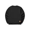 Skechers New Year Series Letter Knit Crewneck Sweatshirt Women Sweatshirt Carbon-Black L124W027-0018