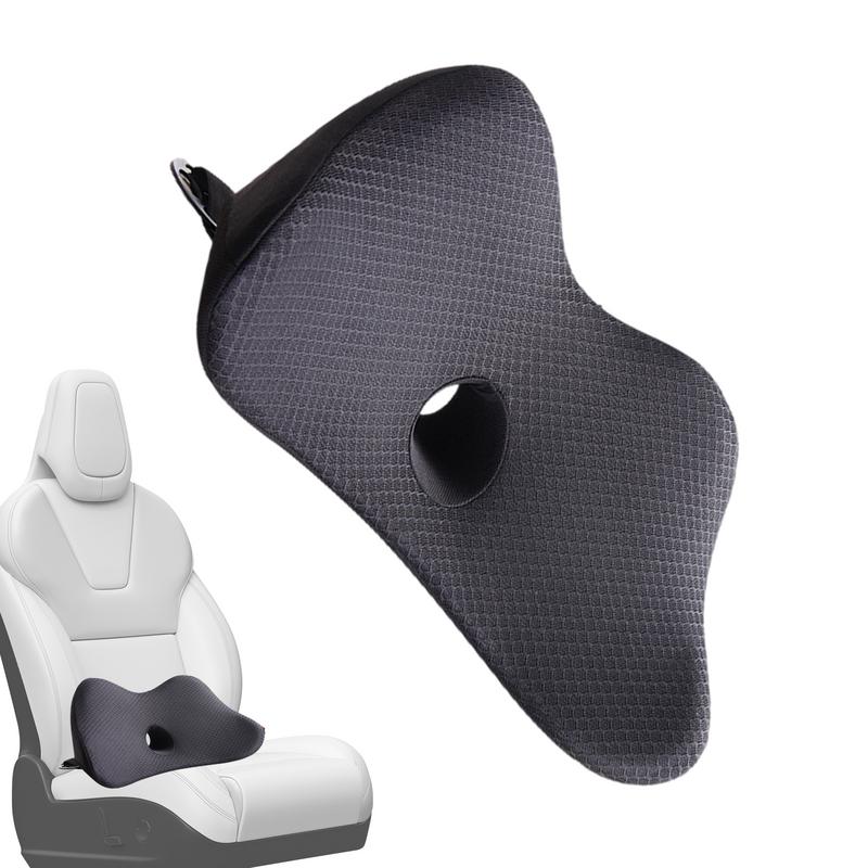 Car Seat Lumbar Support Lightweight Wedge Cushion 2 In 1 Driver Seat Memory Foam Pillow Cushion for  Driving Protection Waist