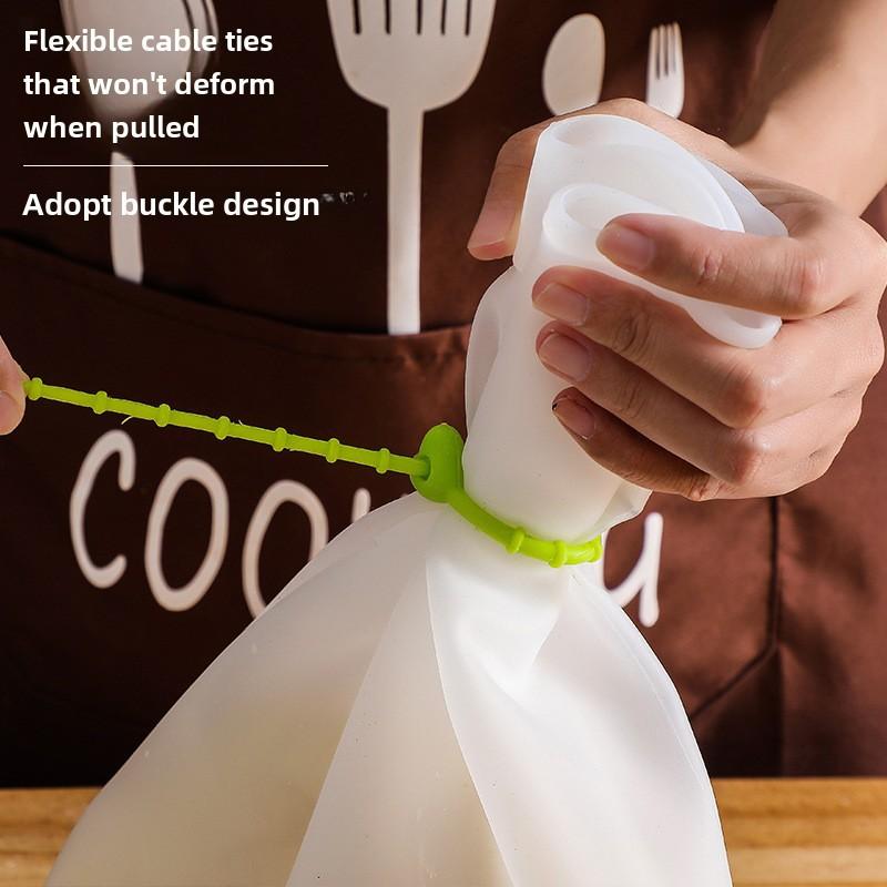 A2892 non-stick food grade silicone kneading bag and noodle leavened dough noodle bag baking bag and noodle bag(Small size straight)