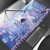 Anime Boy In the City Mousepad Non-slip Desk Pad Extended Computer Mouse Mat for Gamer Table Decor Pc Accessories Desk Mat