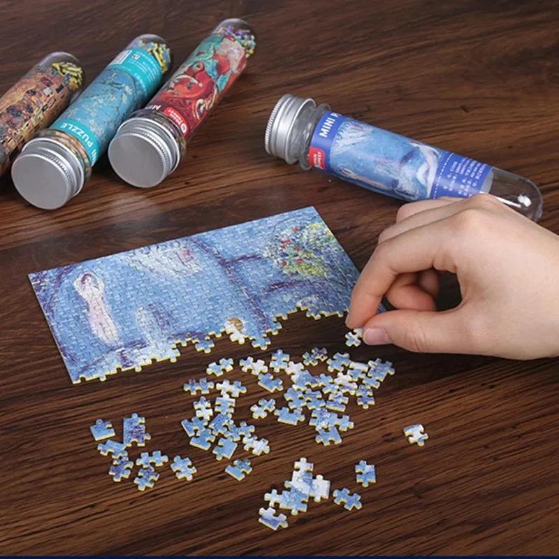 150pz Mini Pezzi Puzzle Provetta Micro Puzzle Provetta Piccolo Puzzle Impegnativo Bambini Gioco Puzzle Creativo Regali