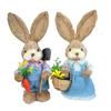 Osterhase Kaninchen Stroh Figuren Dekoration 35cm Ostern Stroh Ostern Kaninchen Hase Figurine Home Garten Hochzeit Ornament