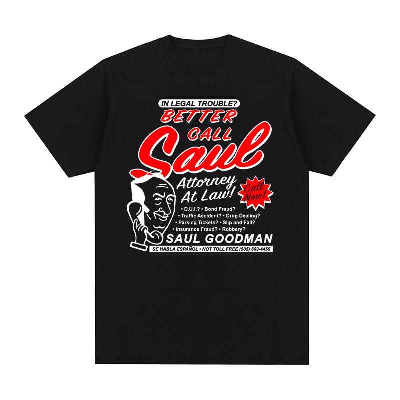 Better Call Saul Vintage T-shirt Heisenberg Breaking Bad Missing Sign Clothes Cotton Men T Shirt New TEE TSHIRT Womens Tops