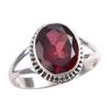 Natural Garnet Gemstone Handmade 925 Solid Sterling Silver Gift Ring S.10 I9s78
