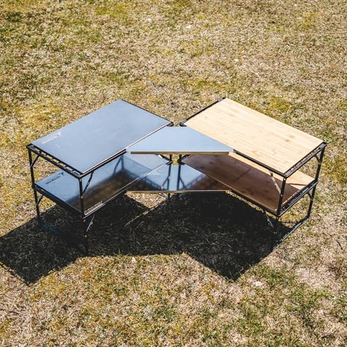 Captain Stag (CAPTAIN STAG) Stainless Steel Corner Board for Stacking Racks, Embossed Stainless Steel Top, UC-584