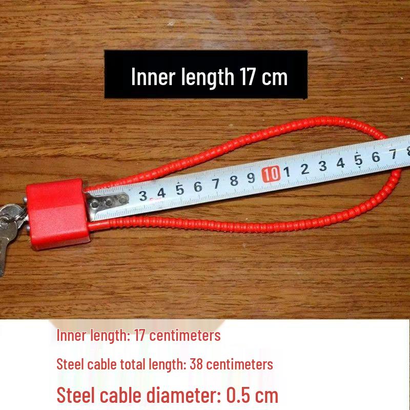 Steel Cable Combination Padlock: Anti-Theft Lock for Cabinets & Files