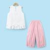 Montagut Girls' Embroidered Lace Set