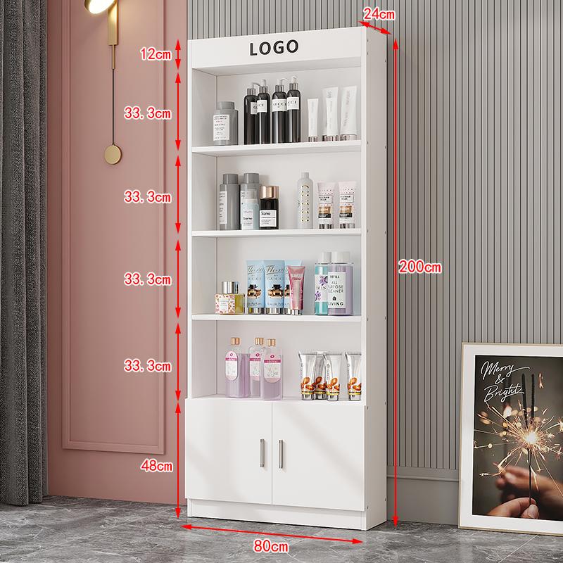 Beauty Salon Cosmetic Display Cabinet & Makeup Shelf Rack