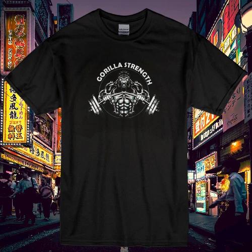 New Shirt Gorilla Strength Weightlifting Logo T-Shirt Funny Size S to 5XL 3XL
