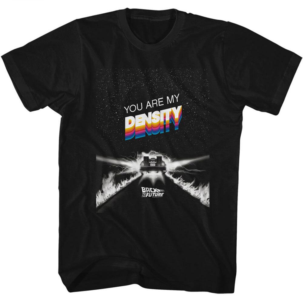 Back To The Future Movie DeLorean In Space You Are My Density Men T Shirt L