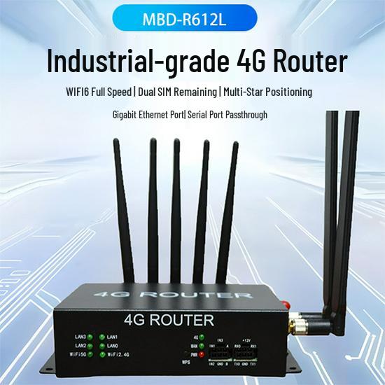 

MBD-R612L4G WiFi 6 GPS Router/Gateway Cat.12 Domestic