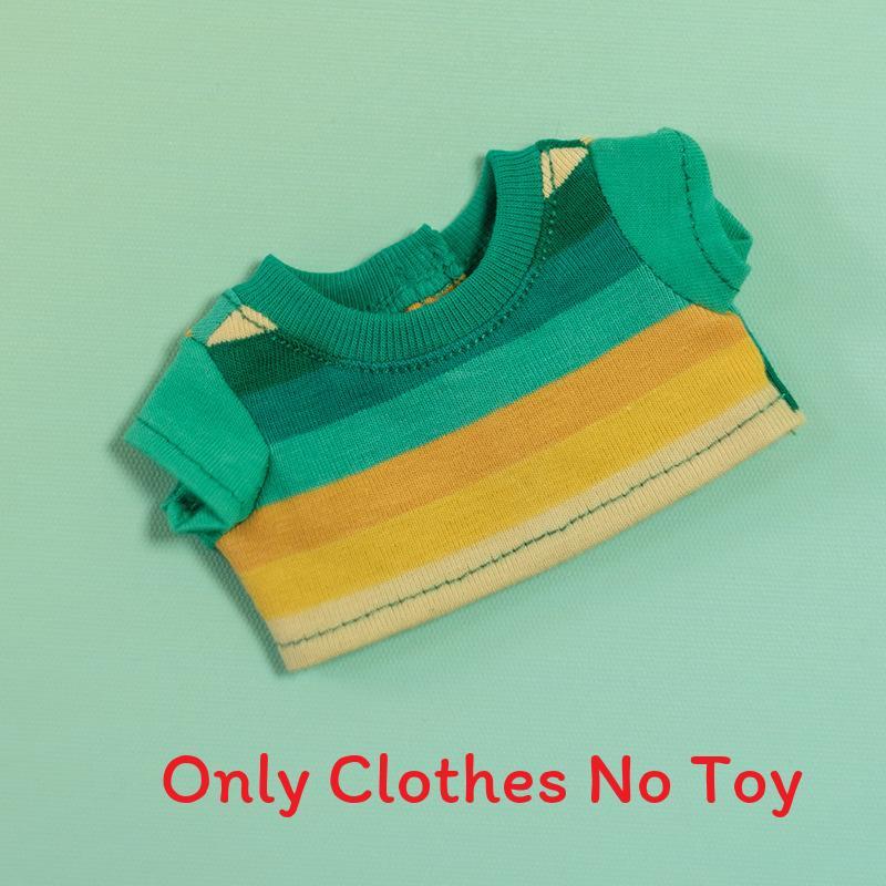 

Toy Plush Clothing Clothes Tshirt Work Pant Set For Doll Costume Display GreenYellow Tshirt