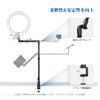 NEEWER 115cm Camera Tabletop Stand Arm for Overhead Aluminum Telescopic Extension Arm with Magic Boom and Smartphone Holder for LED and Articulating