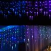96 35m Led Icicle Hanging Curtain Window Light Fairy String Xmas Decors Home