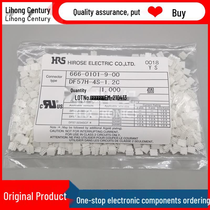 Hirose DF57H-4S-1.2C Genuine 1.2mm Pitch 4P Plastic Connector Housing
