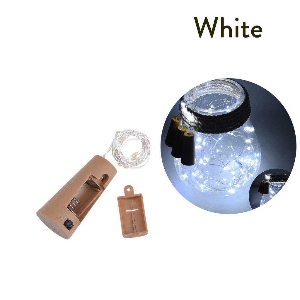 1M Wine Bottle String Lights For Party Copper LED Garland Fairy Cork Night Light Corker Battery Operated Glass Decoration