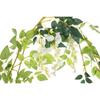 2Pcs 6.6Ft Artificial Flowers Vines Silk Wisteria Artificial Garlands Fake Hanging Green Leaf Flower Ivy Vines for Home Garden Wedding Arch Decor,