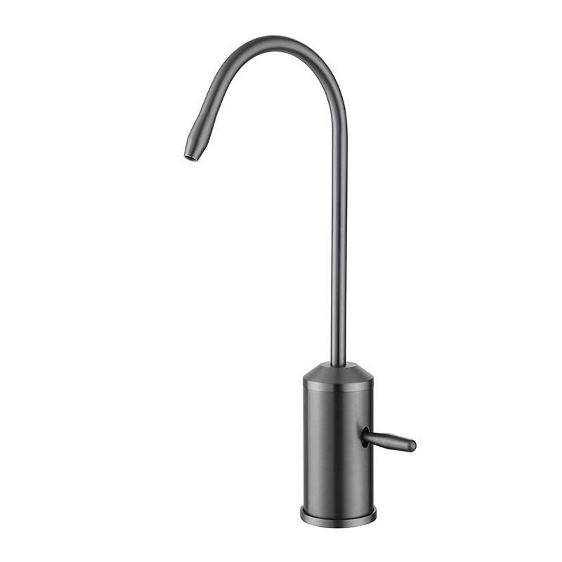 304 Stainless Steel 1/4"Kitchen Filtered Faucet Direct Drinking Tap Osmosis Drinking Water Filtration System Sink Tap Black/Gray