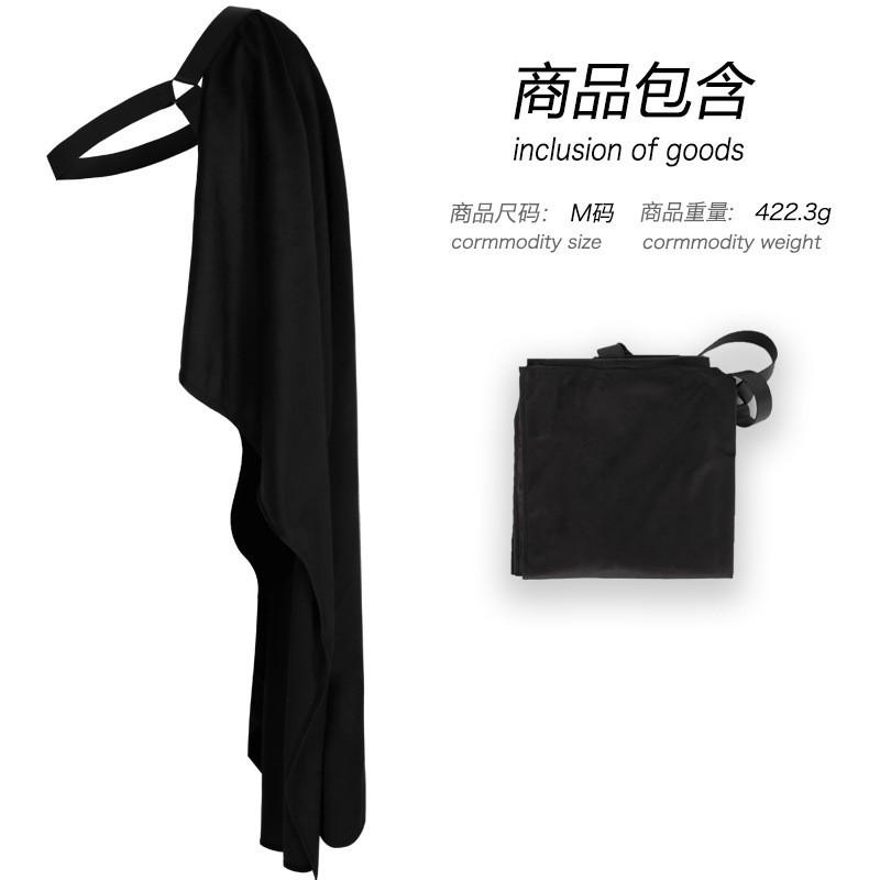 

Стимпанк Шаль Накидка на одно плечо Пояс Черная Шаль Накидка Средневековый Костюм на Хэллоуин Унисекс 120CM