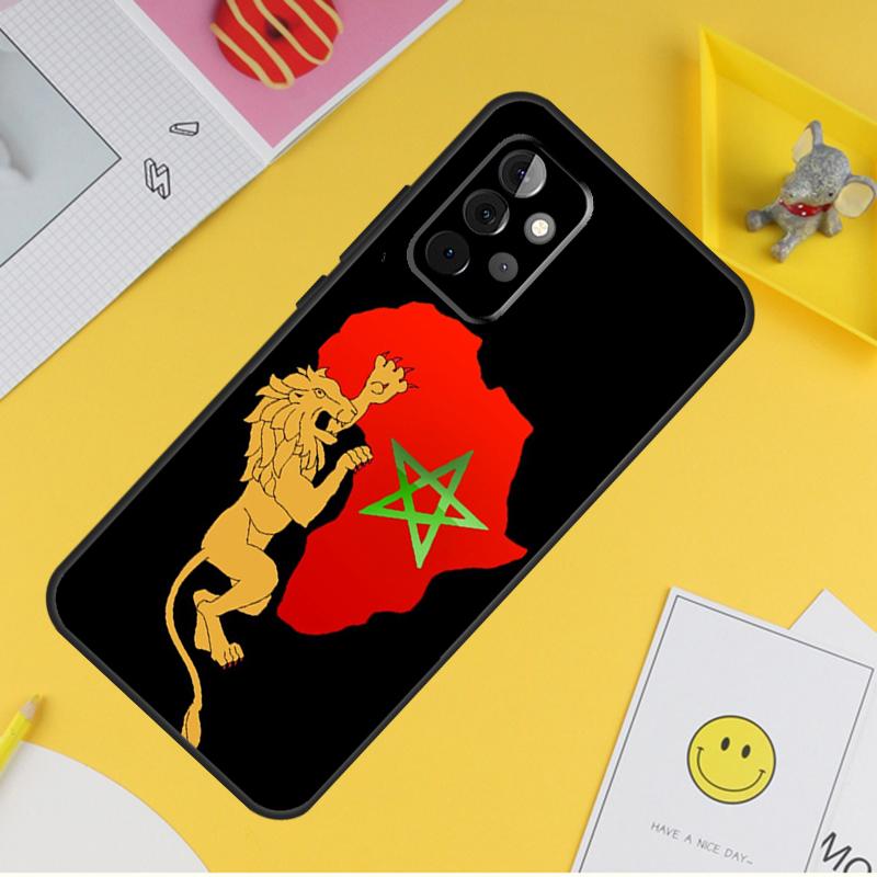Morocco Maroc Moroccan Flag Case For Samsung Galaxy A15 A17 A54 A34 A14 A13 A23 A33 A53 A52 A32 A12 A56 A36 A16 A35 A55