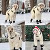 Waterproof Winter Dog Jacket Thickened Dog Cotton-padded Jacket Pet Outfits Greyhound Whippet