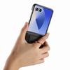 Samsung Z Flip 7 FE Leather Ring Wallet Case with Card Holder and Stand