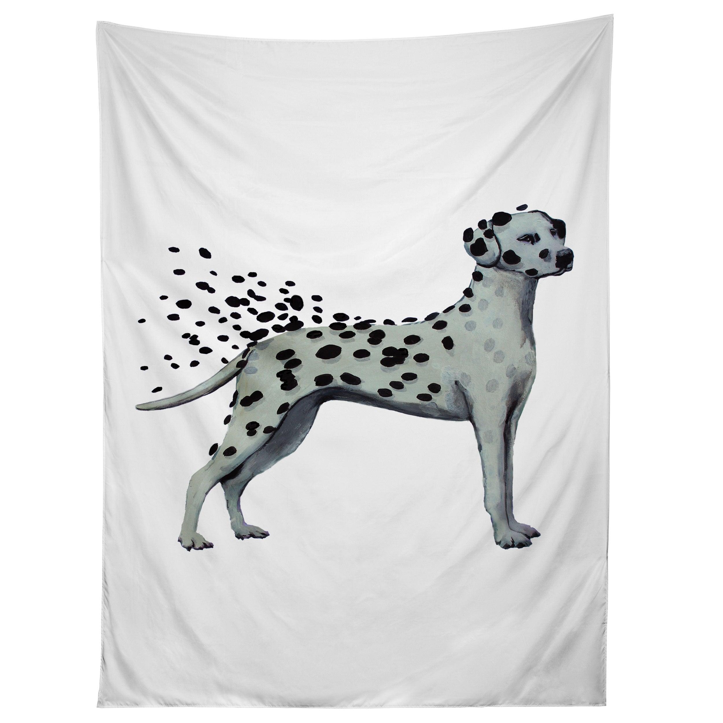 DALMATIAN IN THE STORM tapestry 75x100