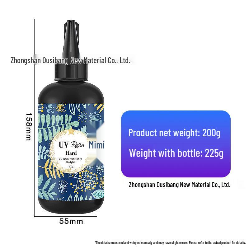 High Transmittance UV Glue for DIY Jewelry, Flowers, Quicksand, Mahjong, and Epoxy Sealing
