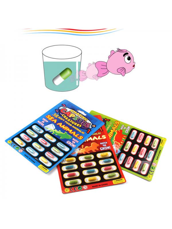 

Іграшка-капсула з піни морських тварин на 12 штук Aquatic creatures