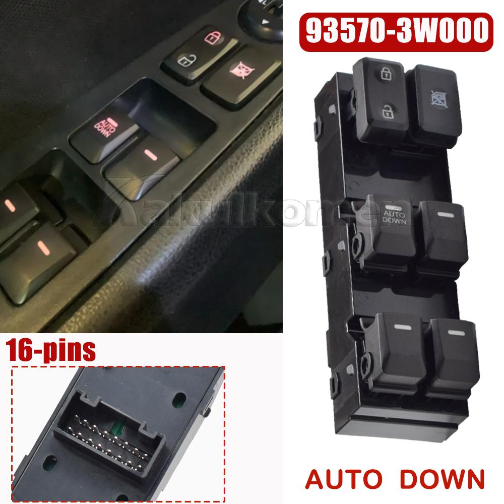 

For KIA Sportage 2011-2016 Car Electric Window Lifter Control Switch Button 93570-3W400WK 93570-3W000 93570-3W000 93570-3W400 93570-3W000-AUTODOWN