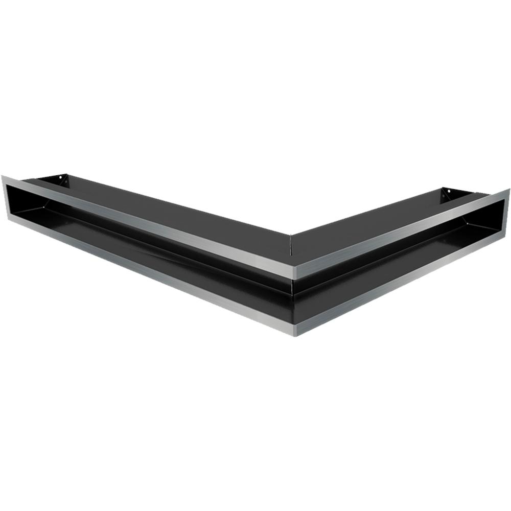 Vent Cover LUFT corner left 76,6x54,7x9 polished Slim