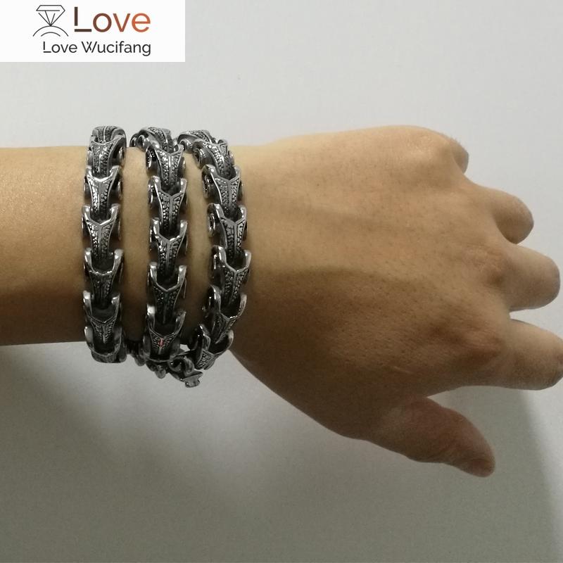 

16-40 Разной длины Dragon Link для мужчин / мальчиков, ювелирные изделия в стиле панк, нержавеющая сталь 316l, 2 вида, способ ношения, ожерелья, 1 шт. 60cm 24 inch