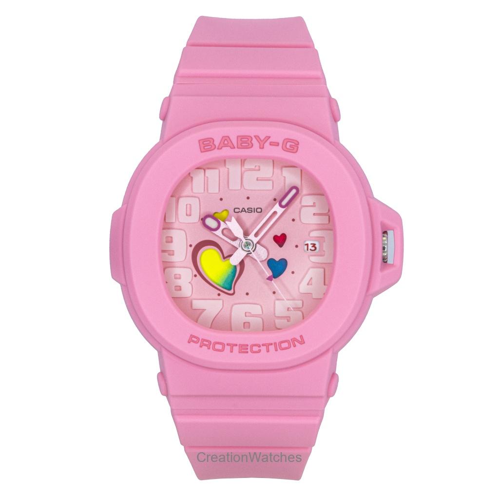 

Casio Baby-G Аналоговые часы серии Playful Hearts Розовый циферблат Кварцевые BGA-10-4A 100М Женские часы розовый