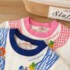 Girls' Summer Short Sleeve Pullover - New Style Round Neck T-shirt for Kids