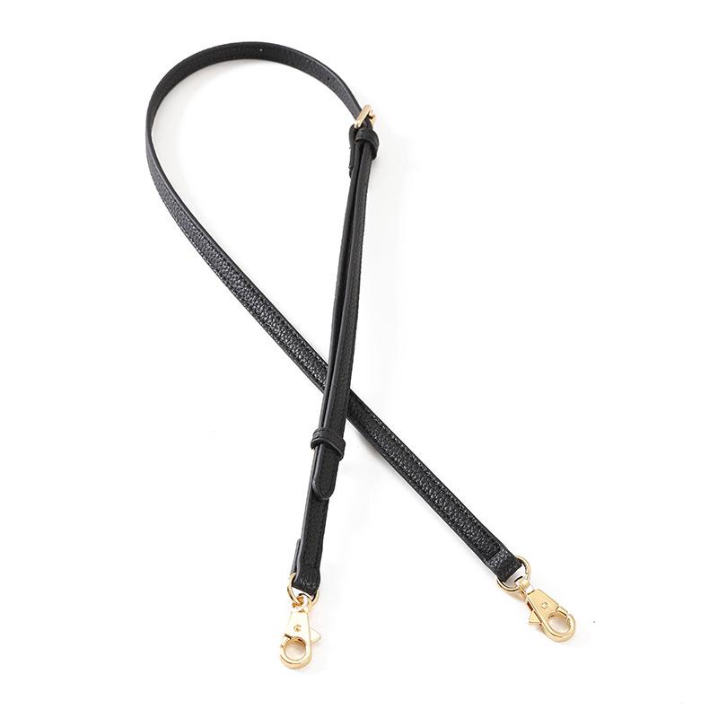 Schwarzes Palmen-Litschi-Muster 1,2 Dünner Schultergurt 19 Mini-Tasche Umhängetasche Rindsleder Verstellbar