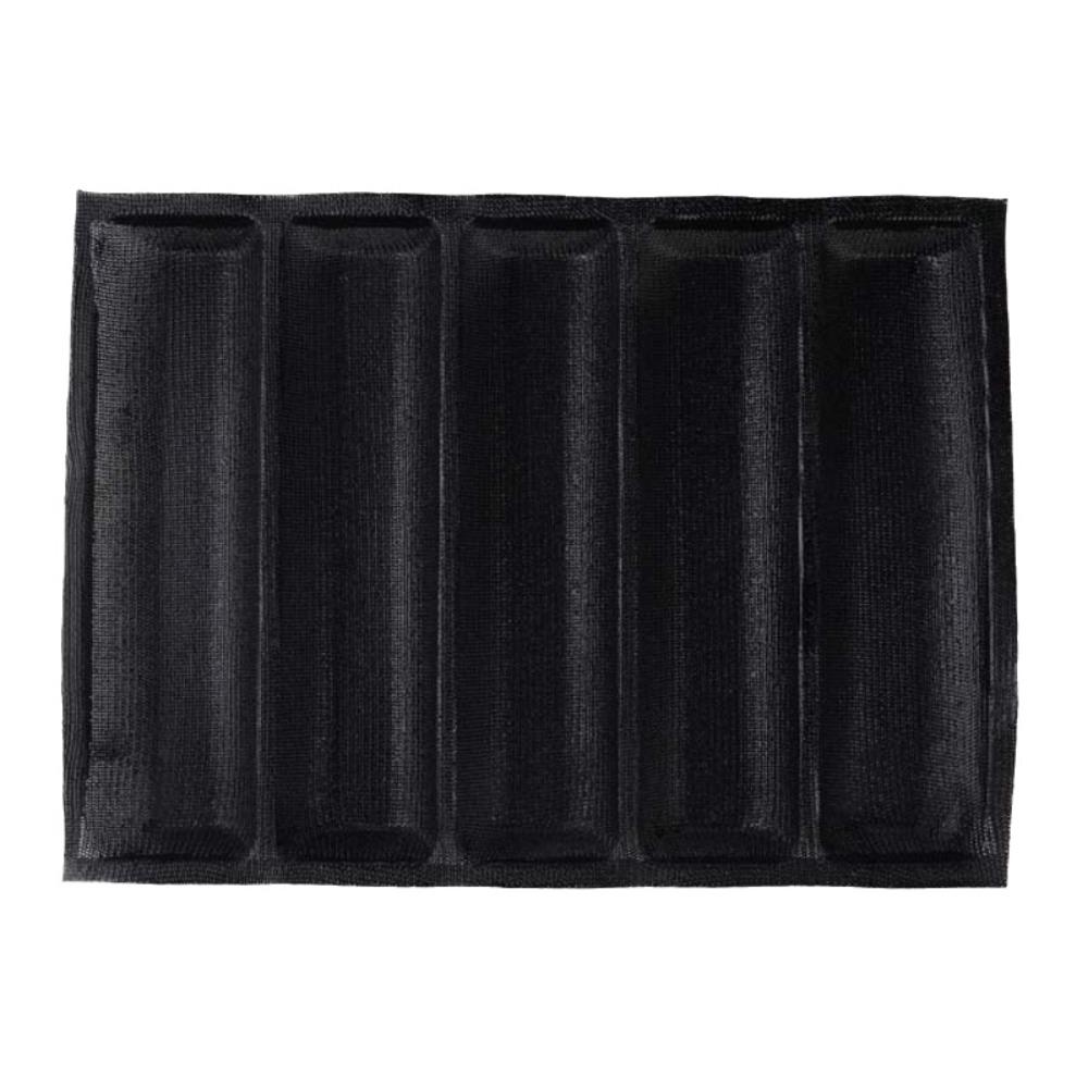 

Форма для французского хлеба на 4/5 ячеек, силиконовая форма для хлеба, перфорированная форма для выпечки хлеба 5 Grid