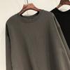 Solid Color Long Sleeved T-shirt Women with Loose Design Unique Base Coat Women In Spring  Autumn Casual Classic Lady Top