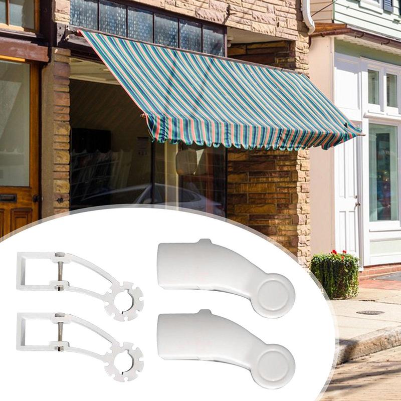 White Mm Square Tube Retractable Gearbox Support Awning Brackets Awning Brackets Awning Brackets Awning Brackets Awning Brackets