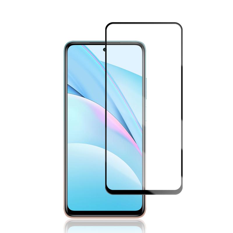 MOCOLO Full Glue Full Cover Silk Printing Tempered Glass Screen Protector for Xiaomi Mi 10T Lite 5G/Redmi Note 9 Pro 5G/Mi 10i 5G