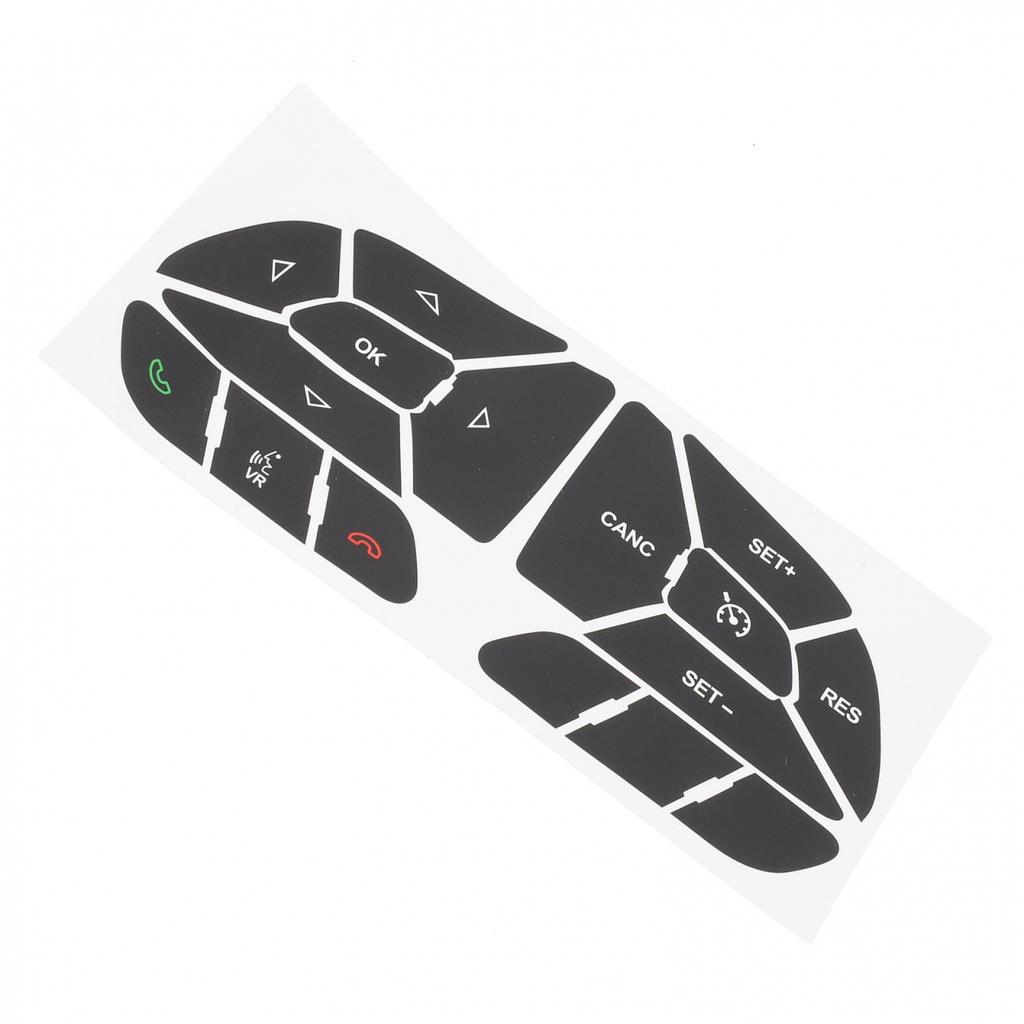 Stylish Button Repair Decals For DODGE CHARGER 2016-2022 Steering Wheels