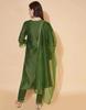 Women Cotton Blend Kurta Pant Dupatta Set Indian Designer Party Wear Kurti Salwar Suit