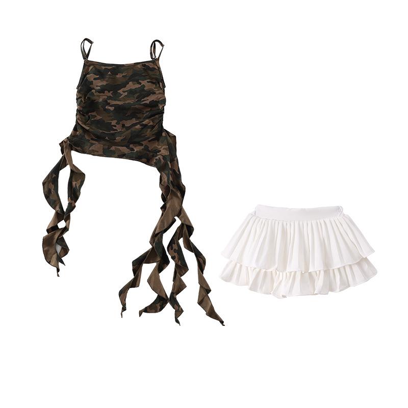 

Костюм для дівчинки для хіп-хопу, джазу - Модний одяг для практики та виступів з коротким рукавом 140 cm